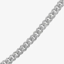 Mens Sterling Silver 22 Inch Link Chain Necklace