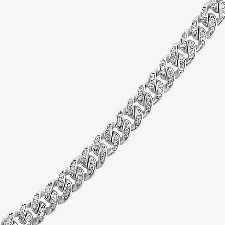 Mens Sterling Silver 22 Inch Link Chain Necklace