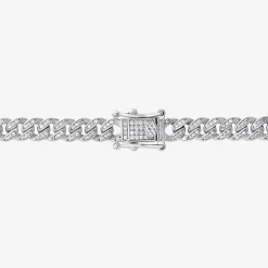 Mens Sterling Silver 22 Inch Link Chain Necklace
