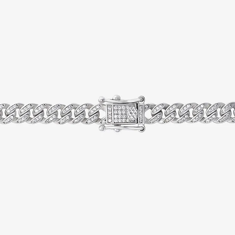Mens Sterling Silver 22 Inch Link Chain Necklace
