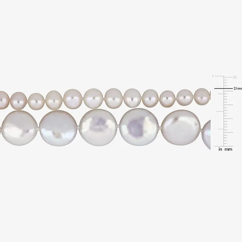 Mens White Sapphire Sterling Silver 20 Inch Tennis Necklace