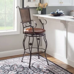 Merrimac Big & Tall Swivel Barstool