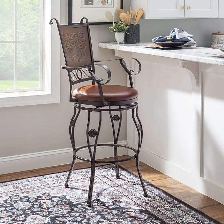 Merrimac Big & Tall Swivel Barstool