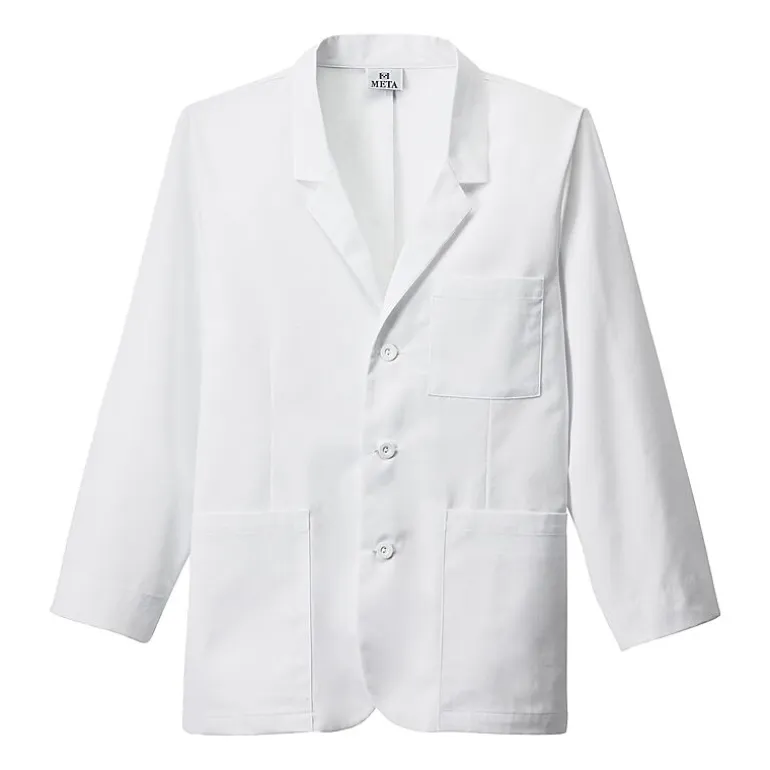 Meta Labwear 739 30" Consultation Mens Tall Long Sleeve Lab Coat