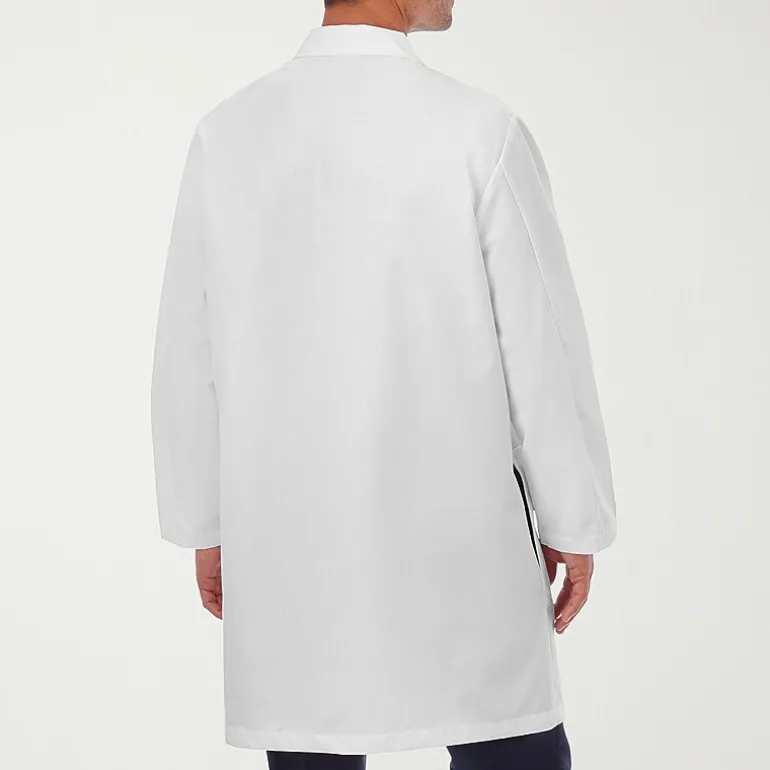 Meta Labwear 15112 38" Mens Big and Tall Long Sleeve Lab Coat