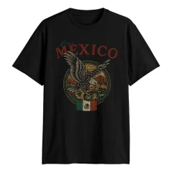 Mexico Mens Crew Neck Short Sleeve Regular Fit Graphic T-Shirt
