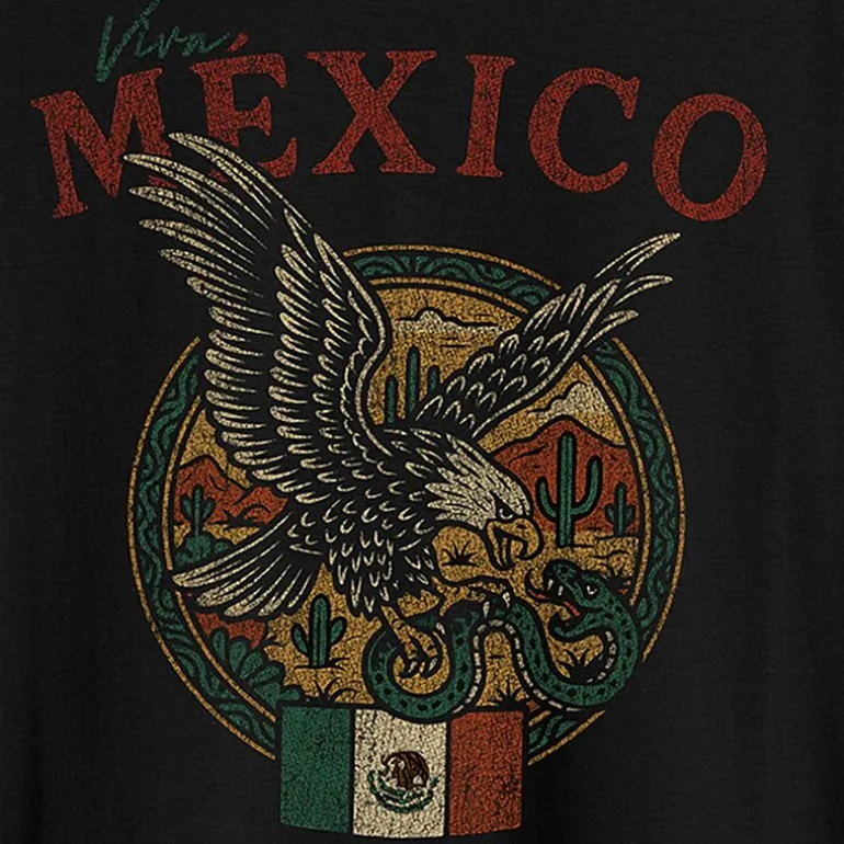 Mexico Mens Crew Neck Short Sleeve Regular Fit Graphic T-Shirt