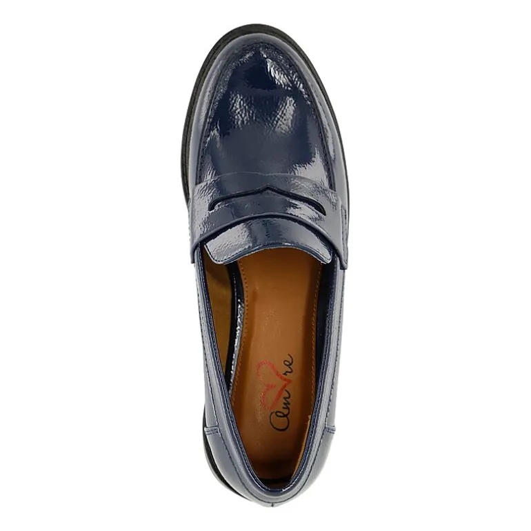Mia Amore Hali Womens Moc Closed Toe Loafers-Wide Width