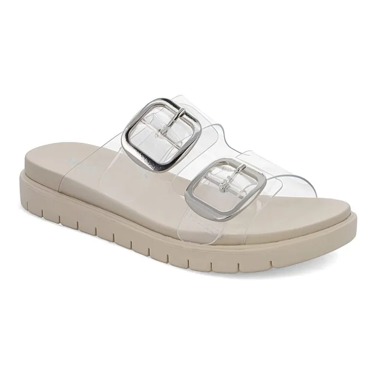 Mia Girl Womens Natesi Adjustable Strap Jelly Flat Sandals