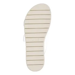 Mia Girl Womens Natesi Adjustable Strap Jelly Flat Sandals