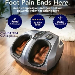 Miko Shiatsu Foot Massager Machine With Multiple Functions and Heat