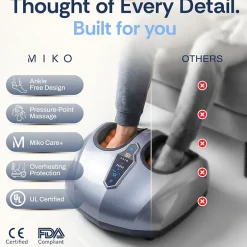 Miko Shiatsu Foot Massager Machine With Multiple Functions and Heat