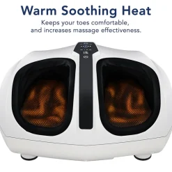 Miko Shiatsu Foot Massager Machine with Kneading and Switchable Heat