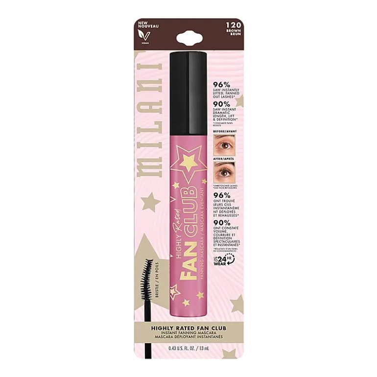 MILANI Highly Rated Fan Club Fanning Mascara