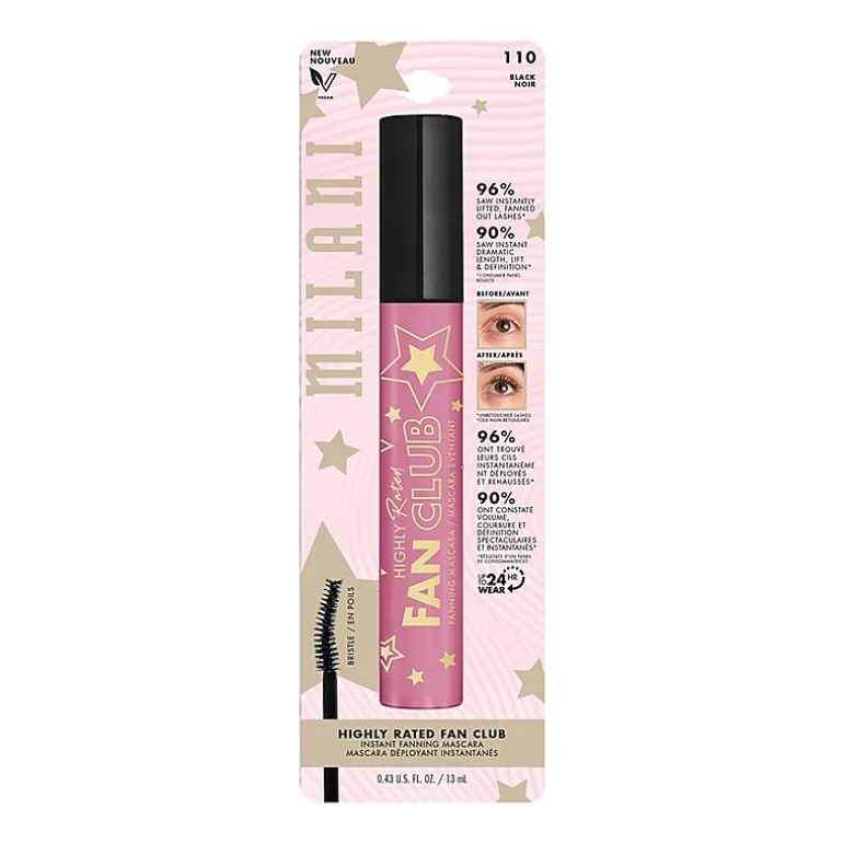 MILANI Highly Rated Fan Club Fanning Mascara
