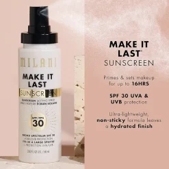 MILANI Make It Last Sunscreen - Sunscreen Setting Spray SPF 30