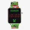 Minecraft Boys Digital Multicolor Strap Watch Min4095jc