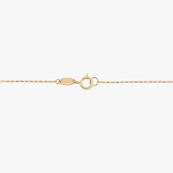 Miraculous Medal Womens 14K Tri-Color Gold Cross 7.25 Inch Link Bracelet