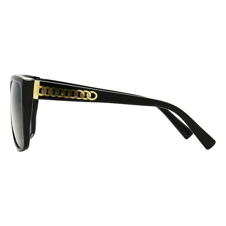Mixit Black Cateye Womens UV Protection Cat Eye Sunglasses