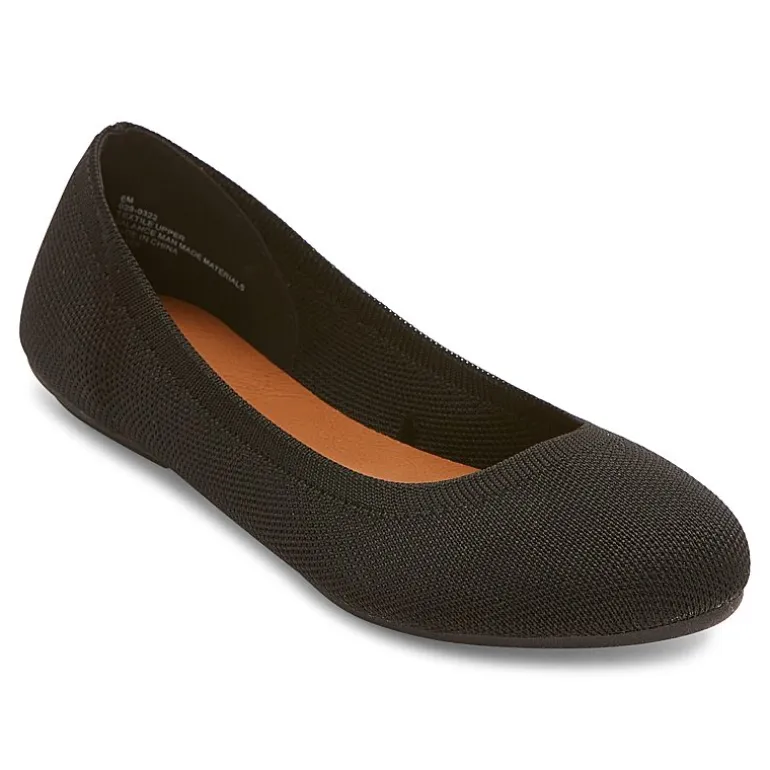 Mixit Callie Womens Round Ballet Flats