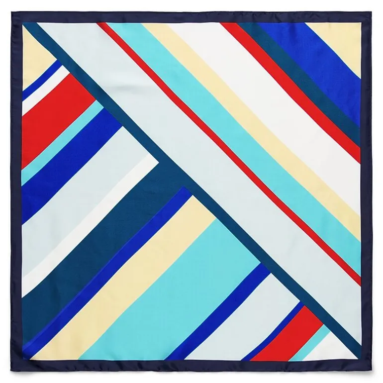 Mixit Diagonal Striped Square Scarf
