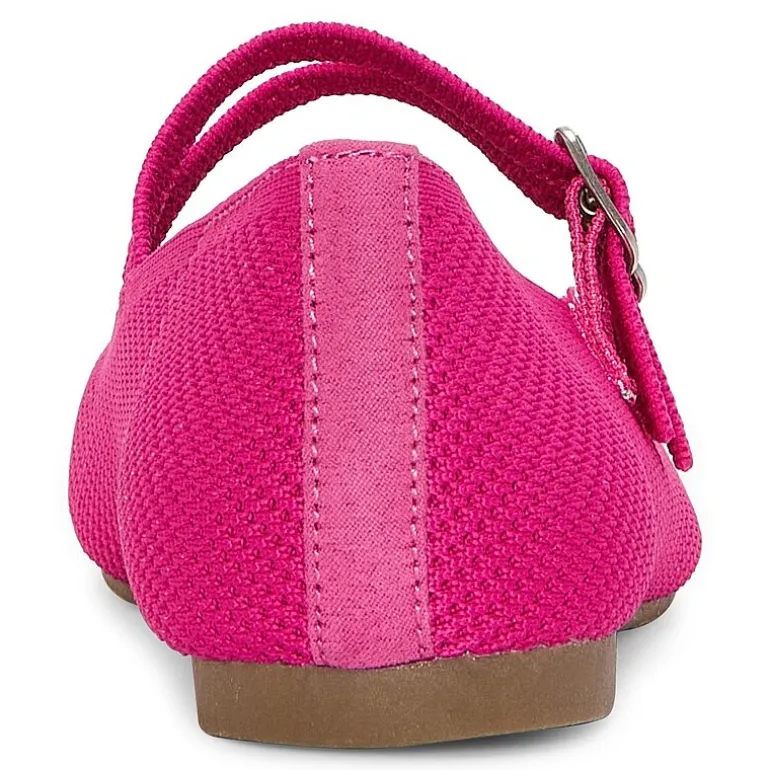 Mixit Double Buckle Mary Jane Womens Square Closed Toe Ballet Flats