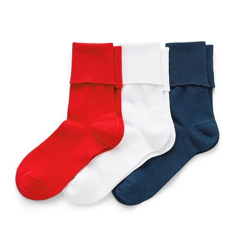 Mixit Everyday Essential Womens 3 Pair Turncuff Socks