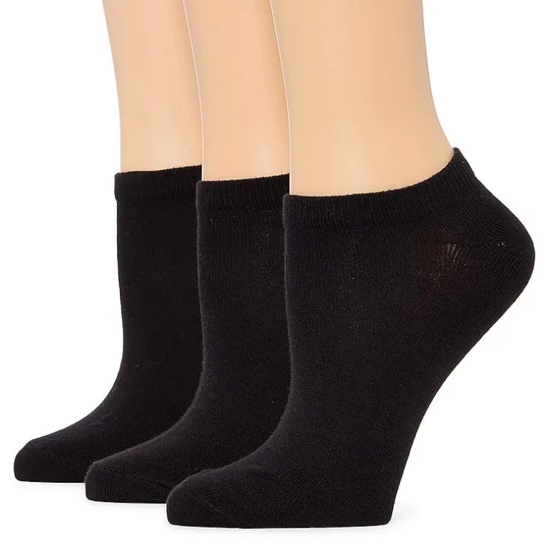 Mixit Everyday Essential Womens 3 Pair No Show Socks