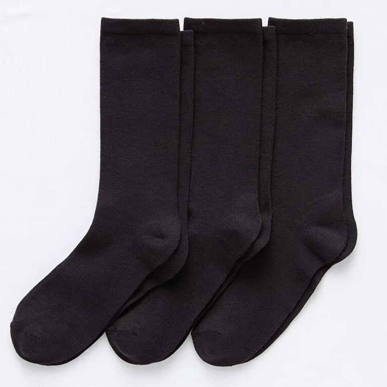 Mixit Everyday Essential Womens 3 Pair Crew Socks