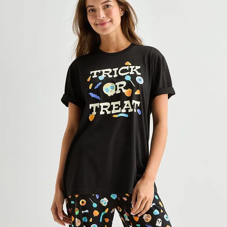 Mixit Unisex Adult Crew Neck Short Sleeve 2-pc. Pajama Set