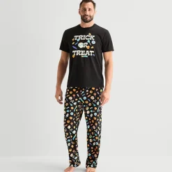 Mixit Unisex Adult Crew Neck Short Sleeve 2-pc. Pajama Set