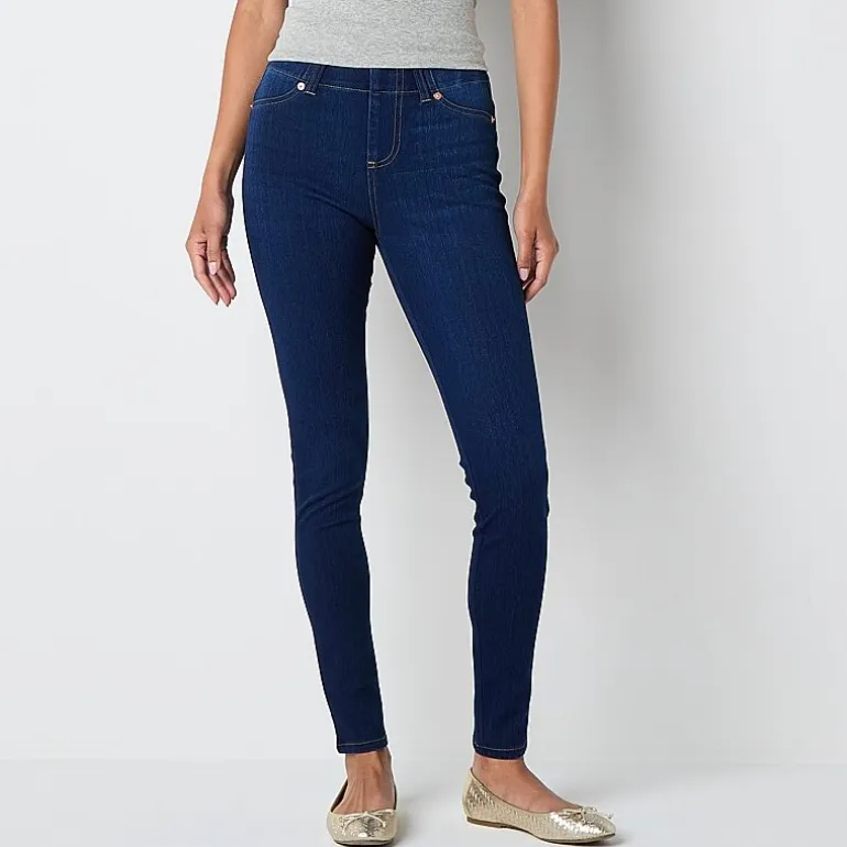 Mixit Wide Waistband Jegging Womens Comfort Waistband Full Length Leggings