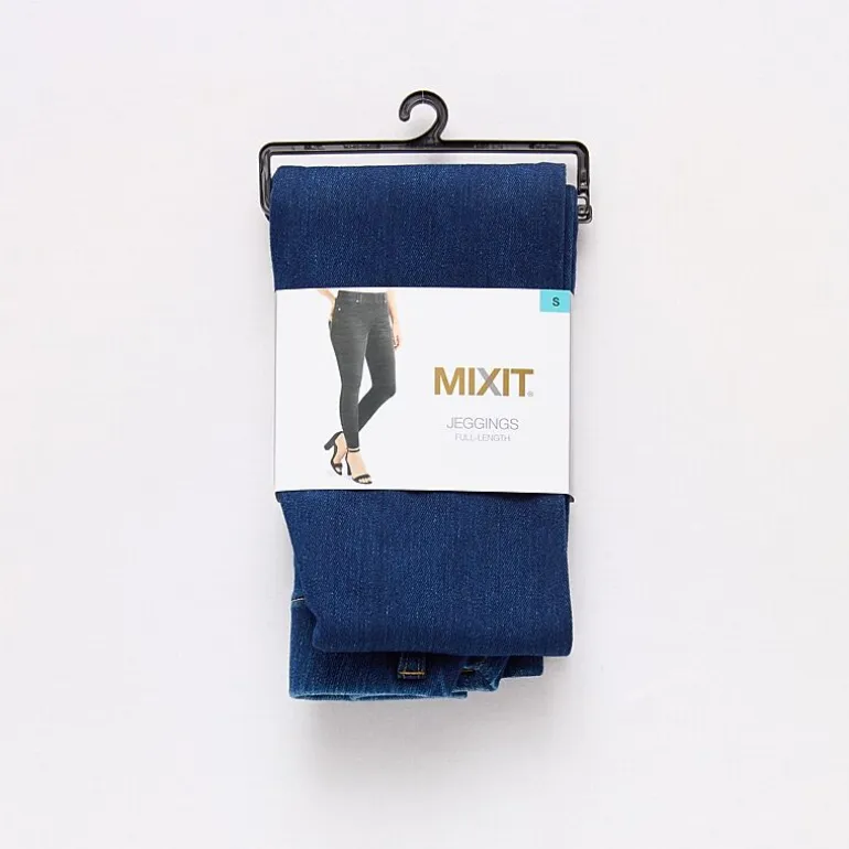 Mixit Wide Waistband Jegging Womens Comfort Waistband Full Length Leggings