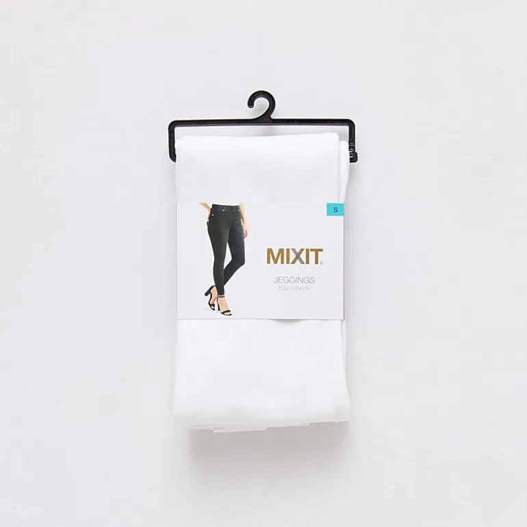 Mixit Wide Waistband Jegging Womens Comfort Waistband Full Length Leggings