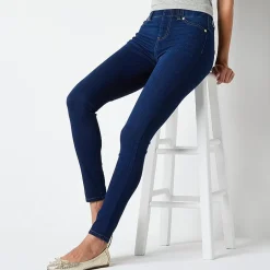 Mixit Wide Waistband Jegging Womens Comfort Waistband Full Length Leggings