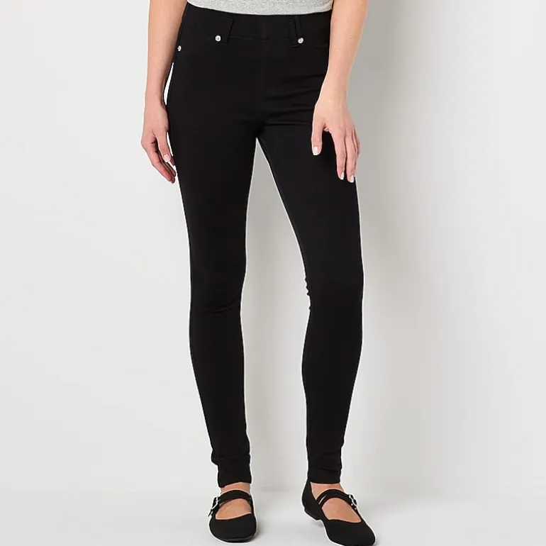 Mixit Wide Waistband Jegging Womens Comfort Waistband Full Length Leggings