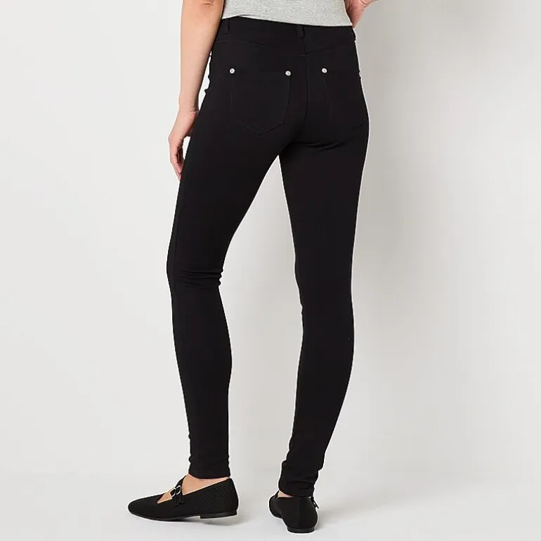 Mixit Wide Waistband Jegging Womens Comfort Waistband Full Length Leggings