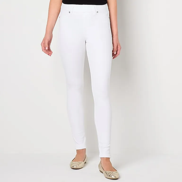 Mixit Wide Waistband Jegging Womens Comfort Waistband Full Length Leggings