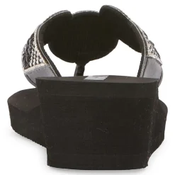 Mixit Womens 5 Disc Wedge Sandals