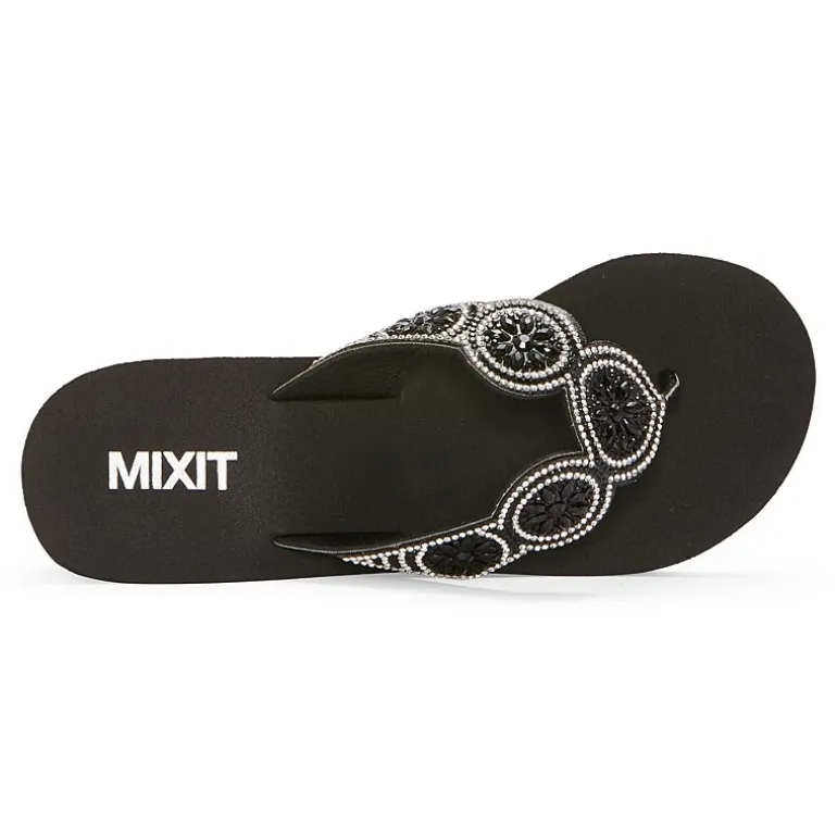 Mixit Womens 5 Disc Wedge Sandals