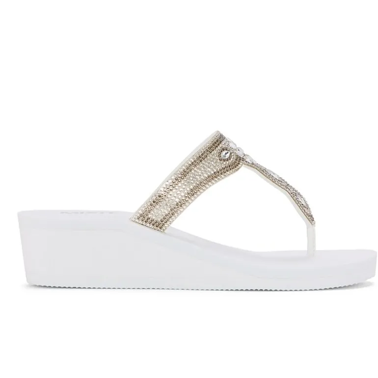 Mixit Womens Medallion Wedge Sandals