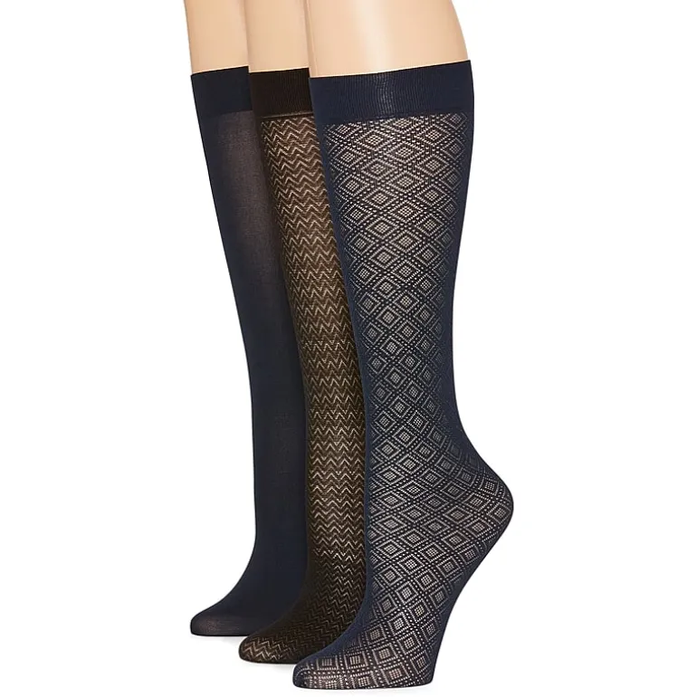 Mixit Womens 3 Pair Trouser Socks