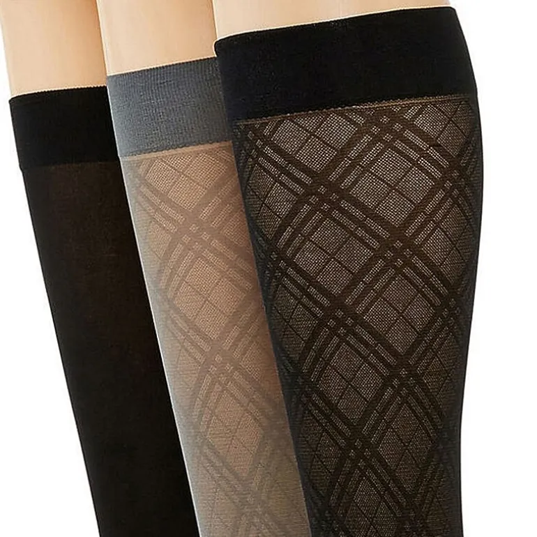 Mixit Womens 3 Pair Trouser Socks