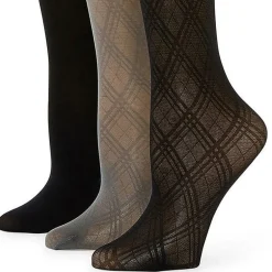Mixit Womens 3 Pair Trouser Socks