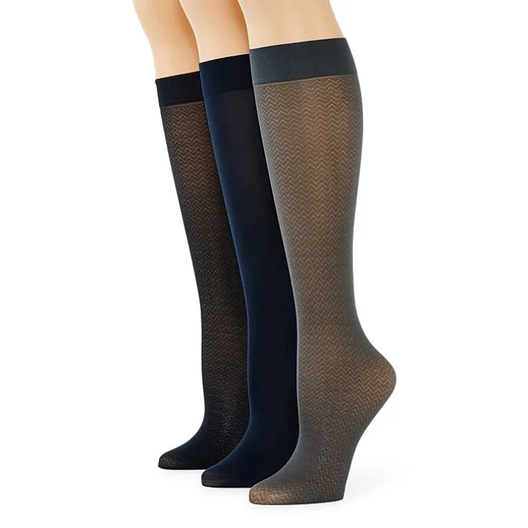 Mixit Womens 3 Pair Trouser Socks