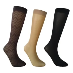 Mixit Womens 3 Pair Trouser Socks