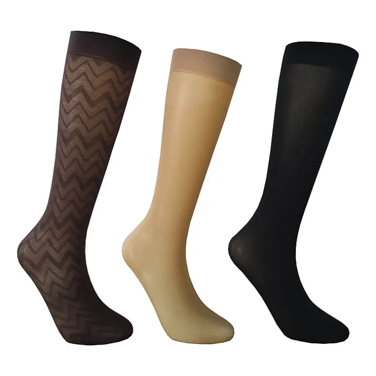 Mixit Womens 3 Pair Trouser Socks