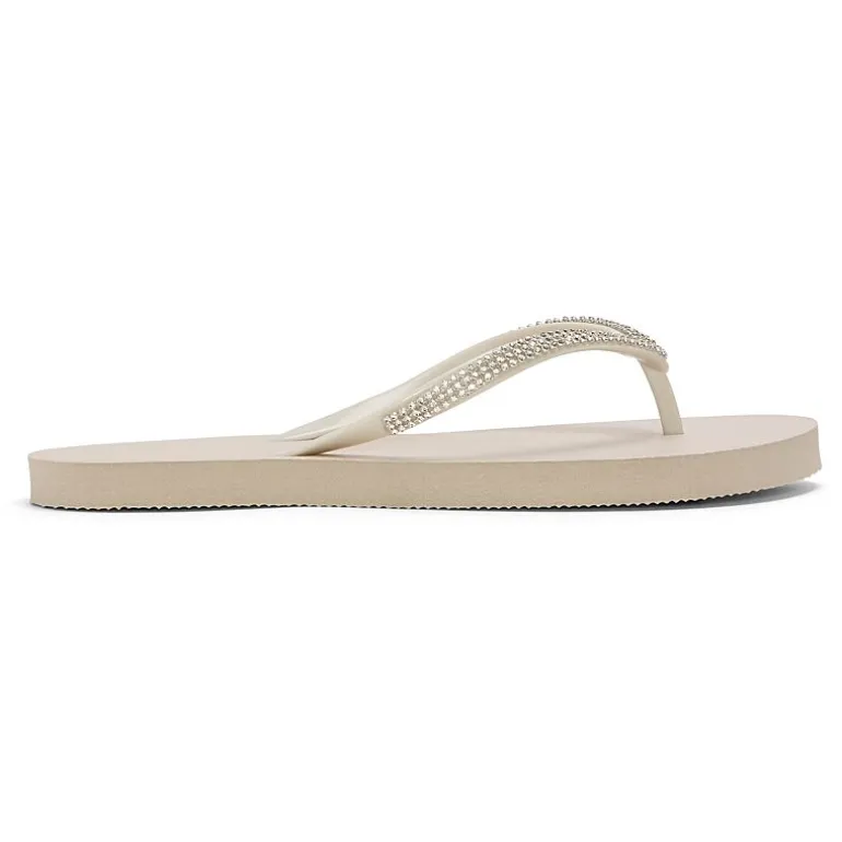 Mixit Womens Rhinestone Flip-Flops