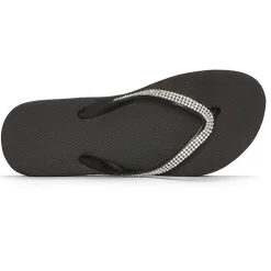 Mixit Womens Rhinestone Flip-Flops