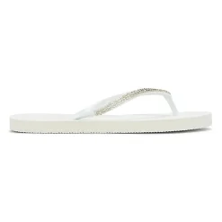 Mixit Womens Rhinestone Flip-Flops